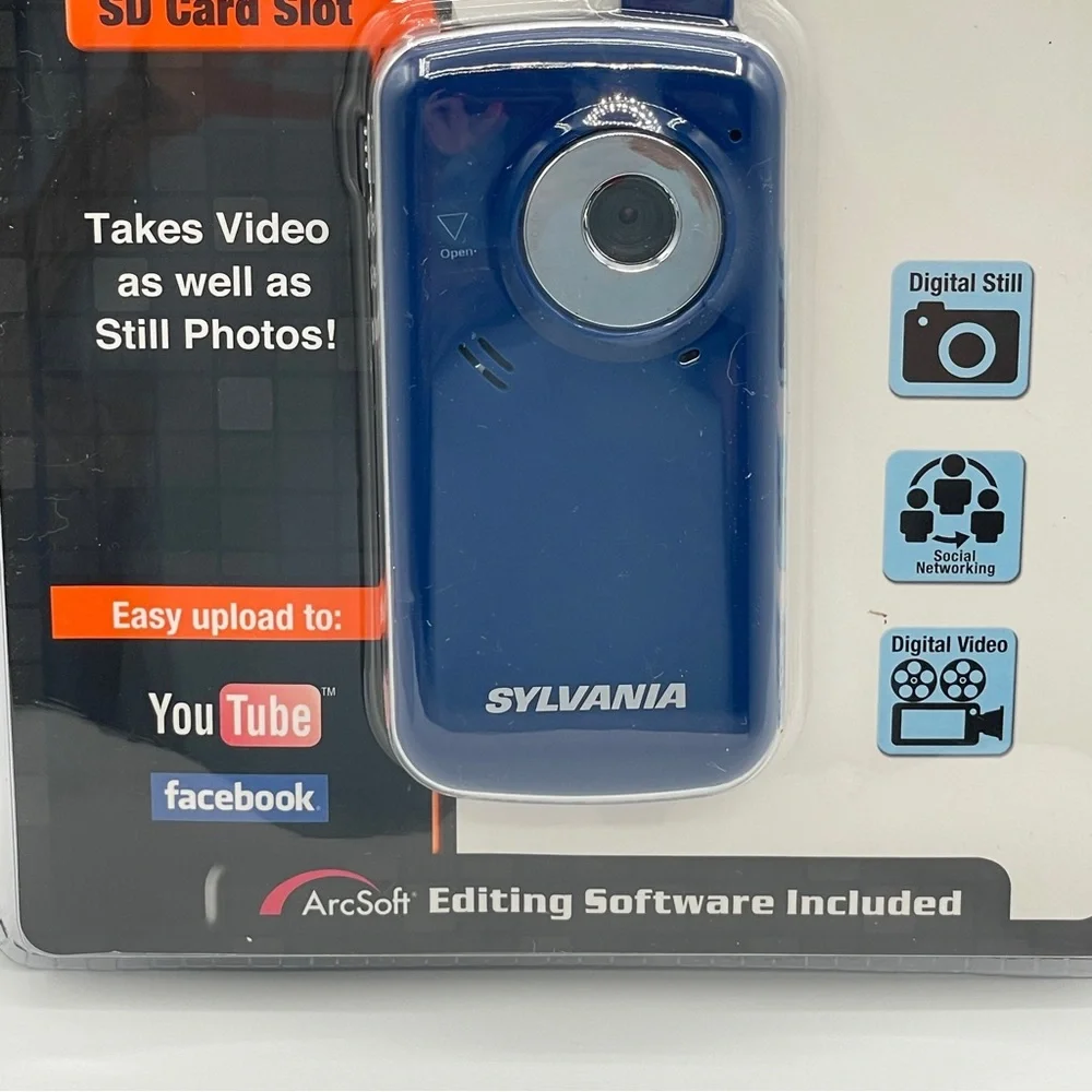 Sylvania DV1100 Digital Video Camera 1.8